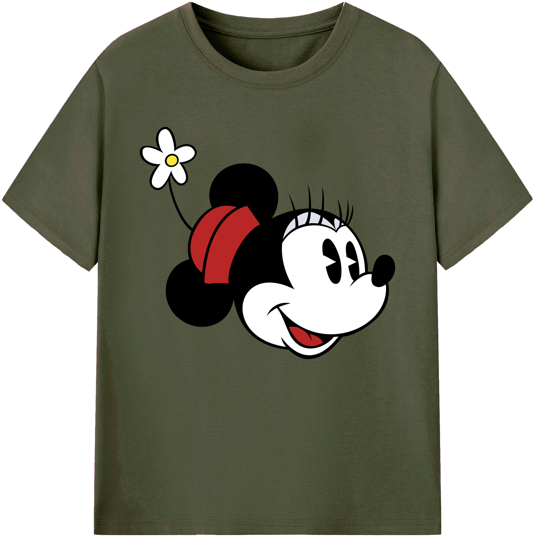 ミッキーマウス Mickey Mouse 綿100％ メンズ半袖Tシャツ｜肌触りやわらか＆通気性